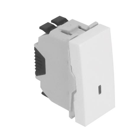 Poussoir à Bascule Lumineux - 250V~ - 1 Module