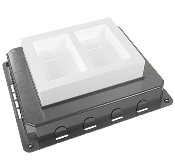Caja de Empotrar para Caja de Suelo - 12 Módulos